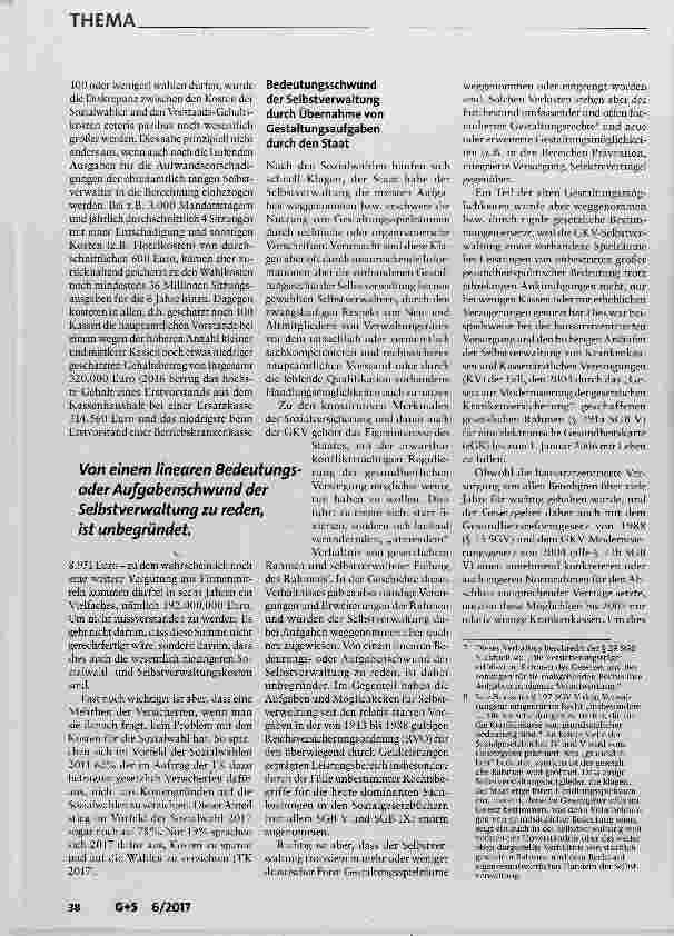 Vorschauseite 3: Sozialwahlen und Selbstverwaltung 2017