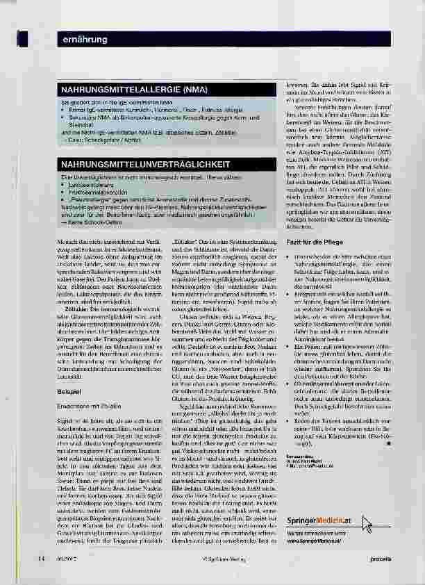 Vorschauseite 3: Allergie oder Unverträglichkeit