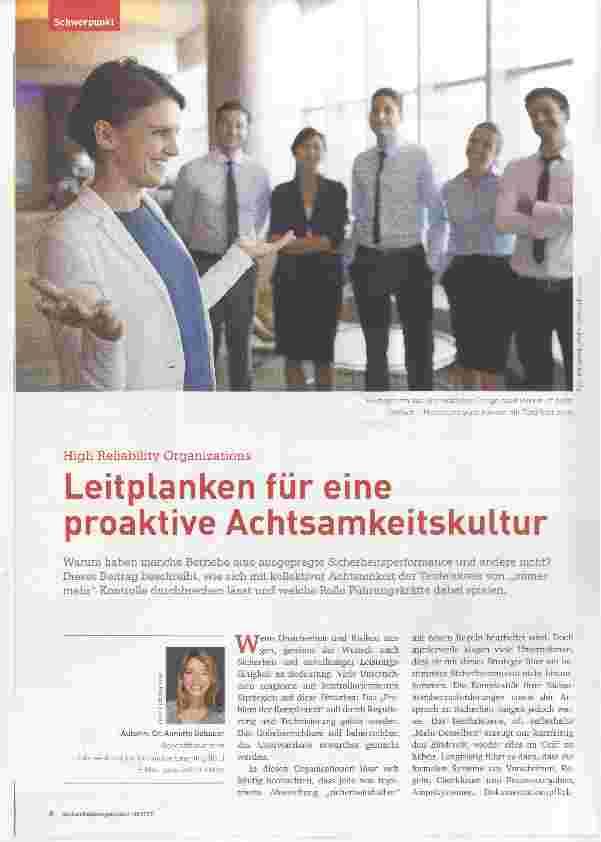 Vorschauseite 1: Leitplanken für eine proaktive Ächtsamkeitskultur