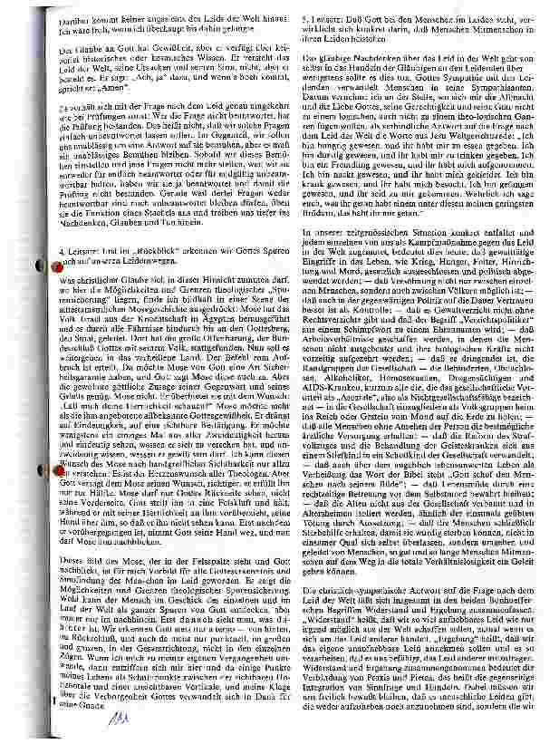 Vorschauseite 6: Wie kann Gott das zulassen Der Mensch im Leid
