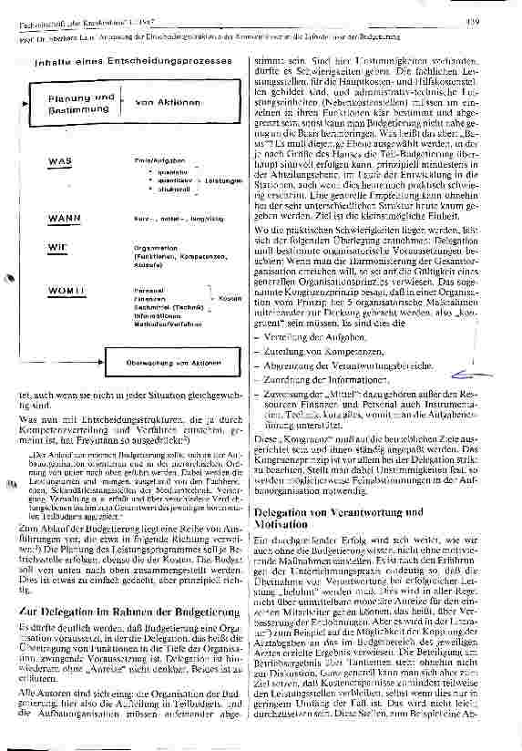 Vorschauseite 3: Anpassung der Entscheidungsstrukturen der Krankenhäuser an die Erfordernisse der Budgetierung