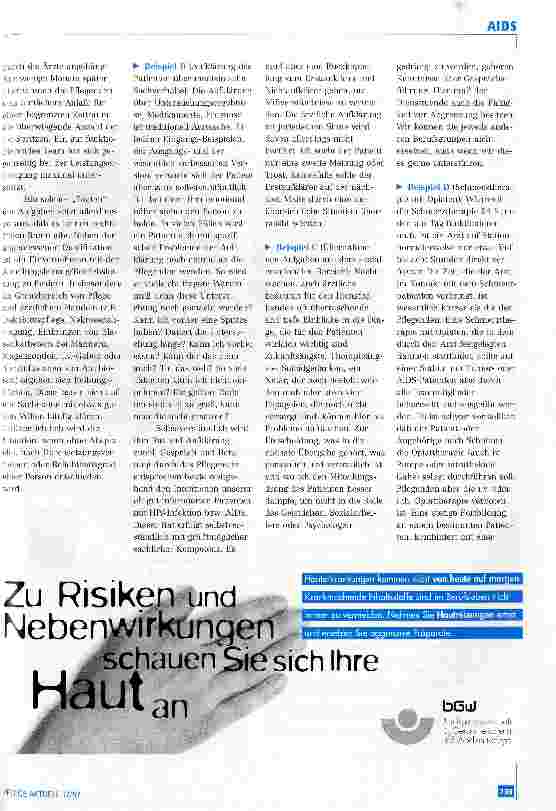 Vorschauseite 5: Professionelle Zusammenarbeit bei der Pflege AIDS-Kranker