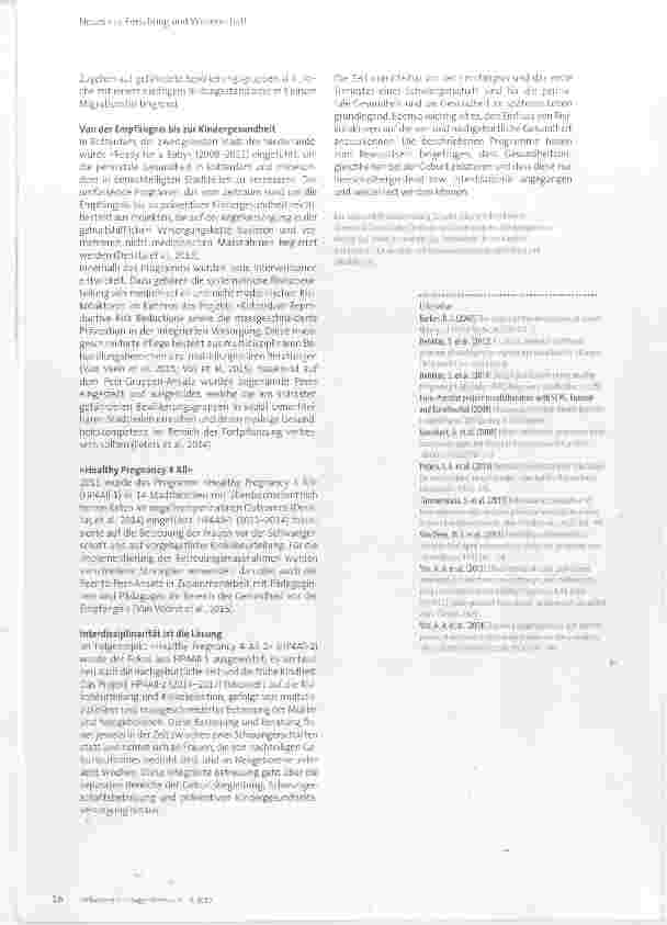 Vorschauseite 2: Welche Faktoren umfasst eine «soziale Geburtshilfe»?