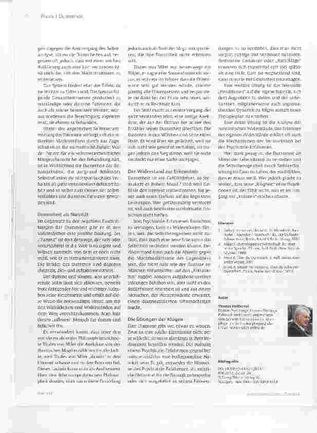 Vorschauseite 2: Dumm oder verstockt?