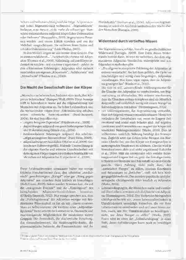 Vorschauseite 2: Ein zu schweres Leben Folgen und Gefahren der Adipositas-Stigmatisierung