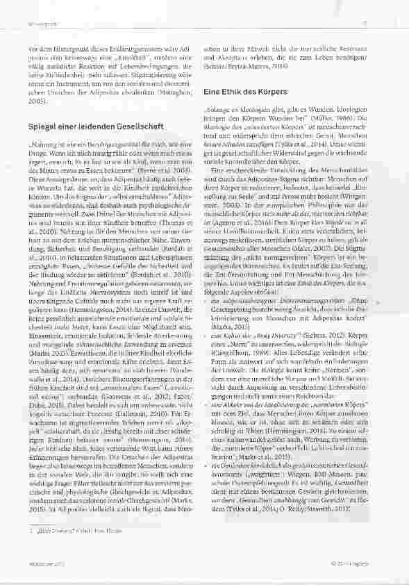 Vorschauseite 3: Ein zu schweres Leben Folgen und Gefahren der Adipositas-Stigmatisierung