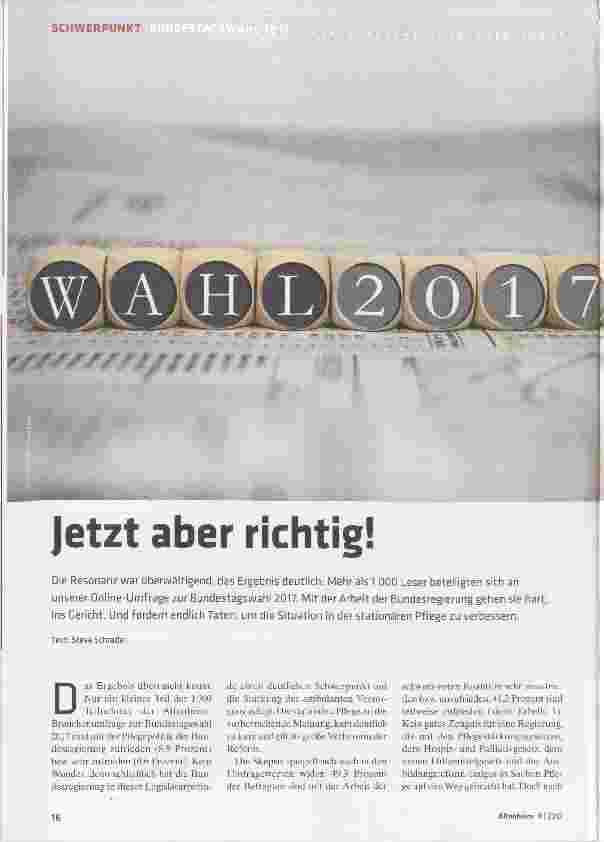 Vorschauseite 1: Jetzt aber richtig!