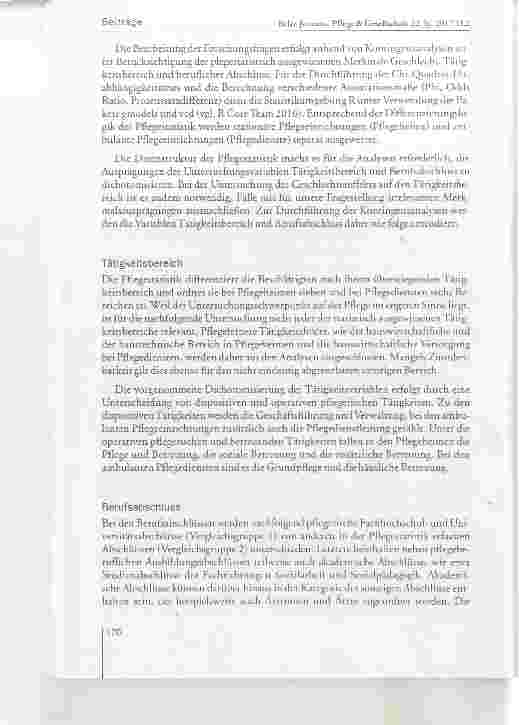 Vorschauseite 6: Akademisierung und Geschlechtersegregation in der Altenpflege