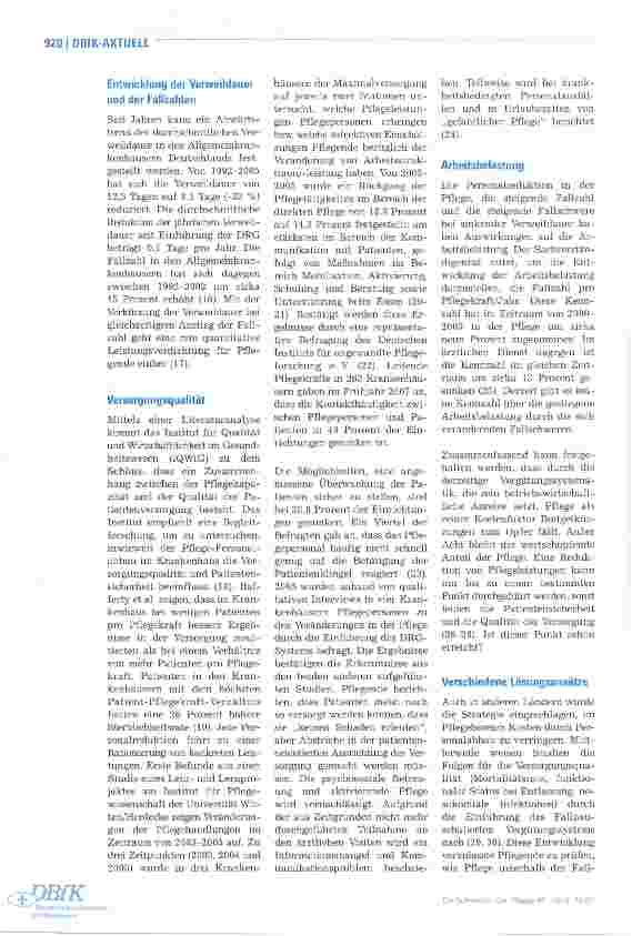 Vorschauseite 2: Adäquate Abbildung des Pflegeaufwandes im G-DRG-System