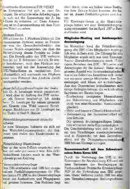 Vorschauseite 4: Jahresbericht 1986 Alle Dinge sind schwer, bevor sie leicht werden.