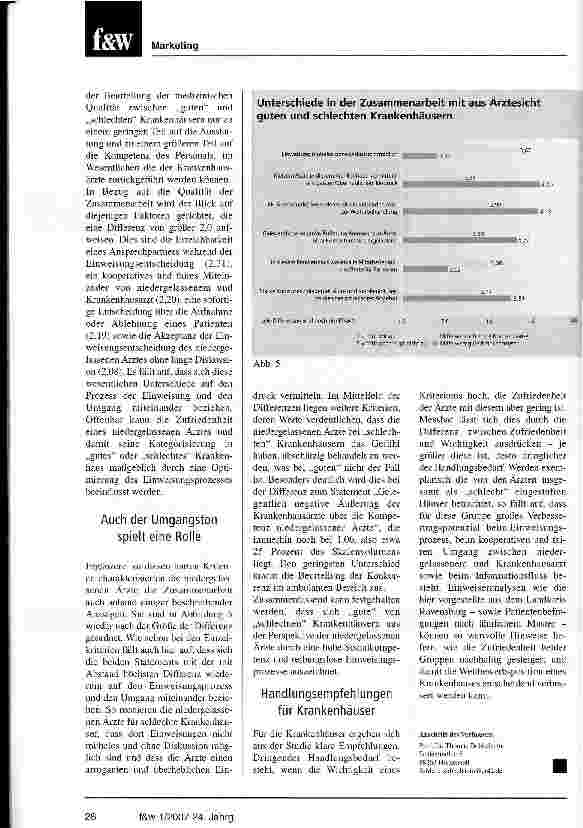 Vorschauseite 4: Erreichbarkeit und schnelle Prozesse zeichnen gute Krankenhäuser aus