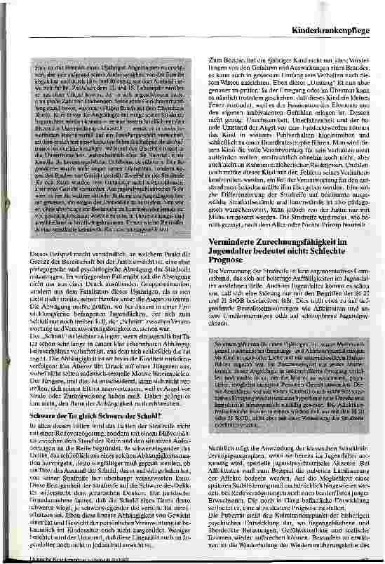 Vorschauseite 4: Psychiatrische Aspekte der Jugendkriminalität