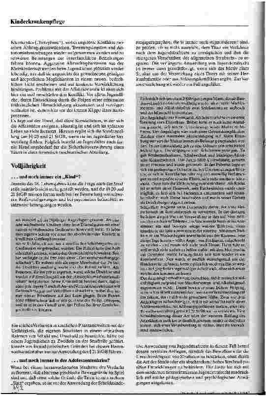 Vorschauseite 5: Psychiatrische Aspekte der Jugendkriminalität