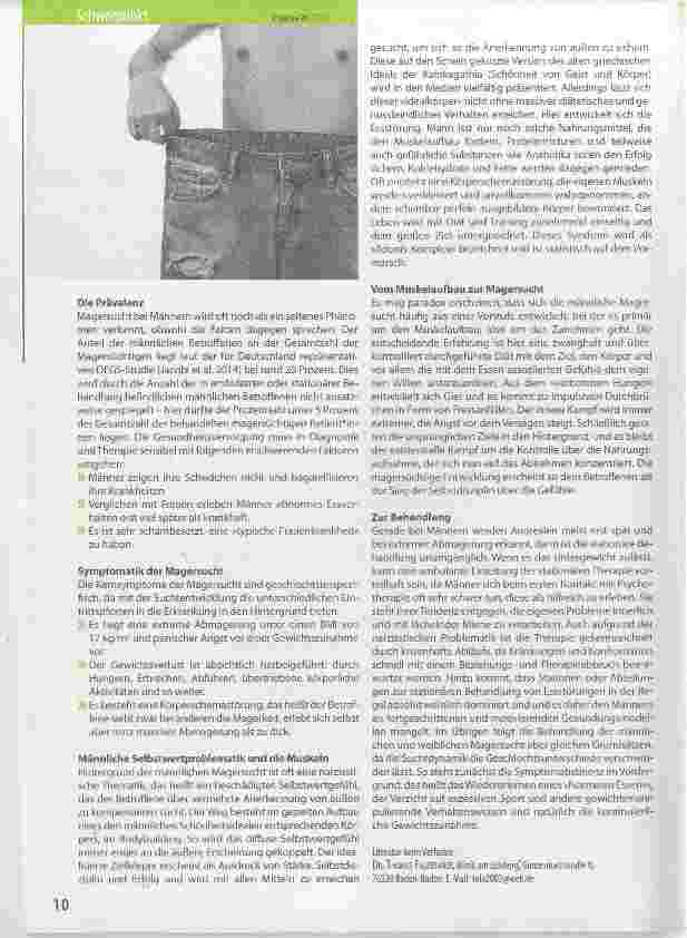 Vorschauseite 2: Magersucht bei Männern