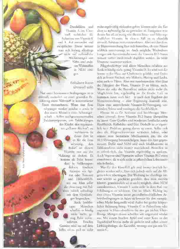 Vorschauseite 3: Ausgewogene Ernährung meist ausreichend
