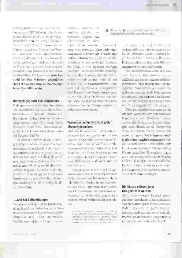 Vorschauseite 2: Mensch ist Mensch, aber Frau ist nicht gleich Mann