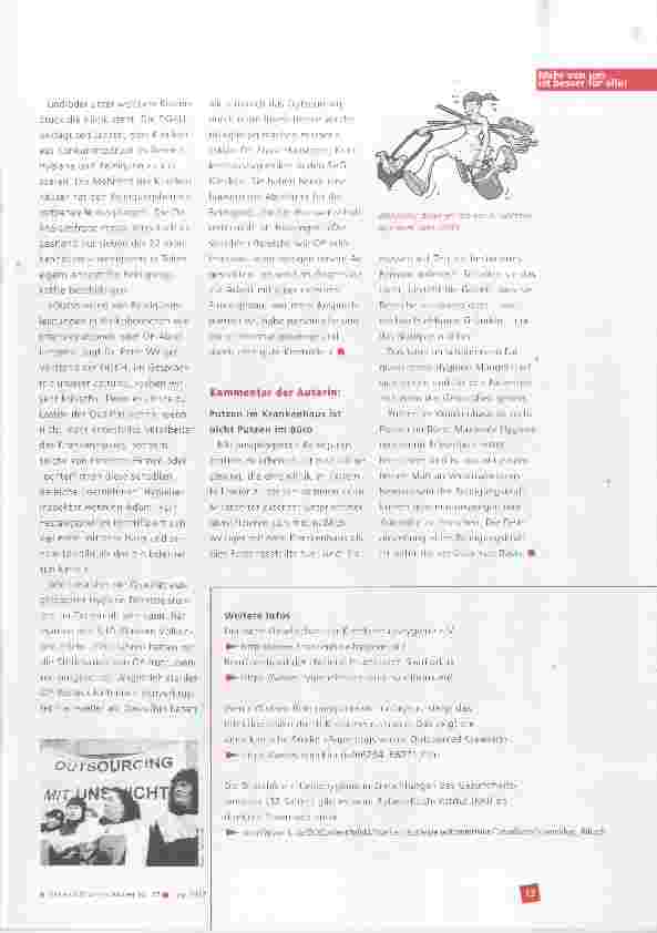 Vorschauseite 2: Sparen auf Kosten der Hygiene