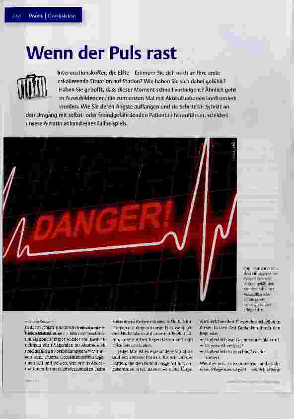 Vorschauseite 1: Wenn der Puls rast