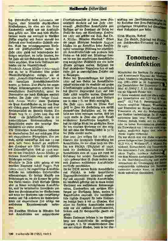 Vorschauseite 3: Mit 29 Jahren Professor und Erfinder des Augenspiegels