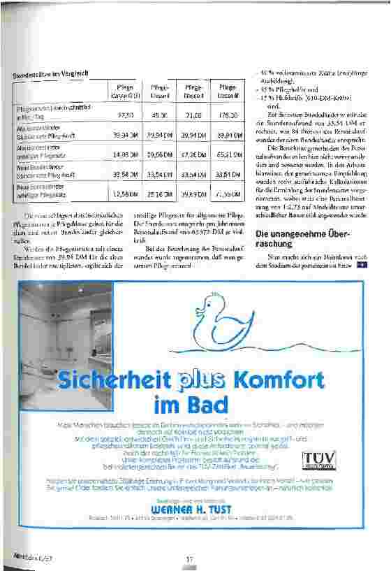 Vorschauseite 4: Programmierter Qualitätsabbau Anmerkungen zum Standard-Pflegesatz-Modell