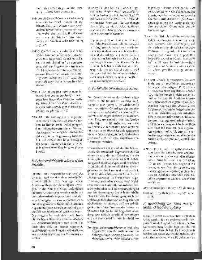 Vorschauseite 4: Recht zum Zweiten Erholungsurlaub