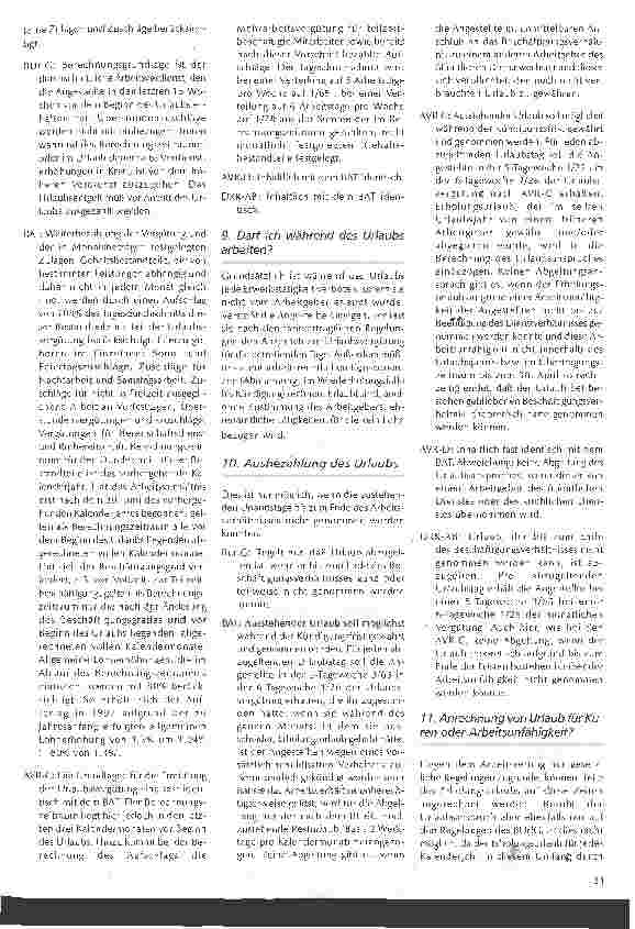 Vorschauseite 5: Recht zum Zweiten Erholungsurlaub