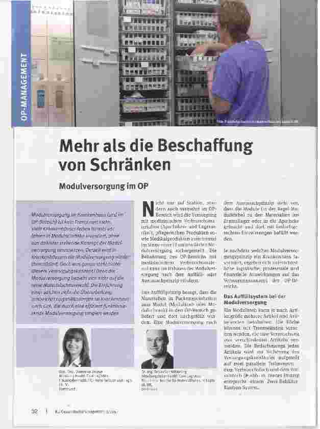 Vorschauseite 1: Mehr als die Beschaffung von Schränken
