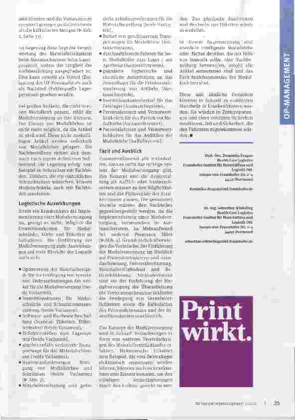 Vorschauseite 4: Mehr als die Beschaffung von Schränken