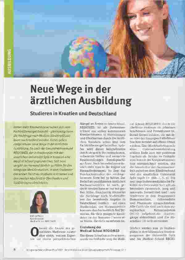 Vorschauseite 1: Neue Wege in der ärztlichen Ausbildung