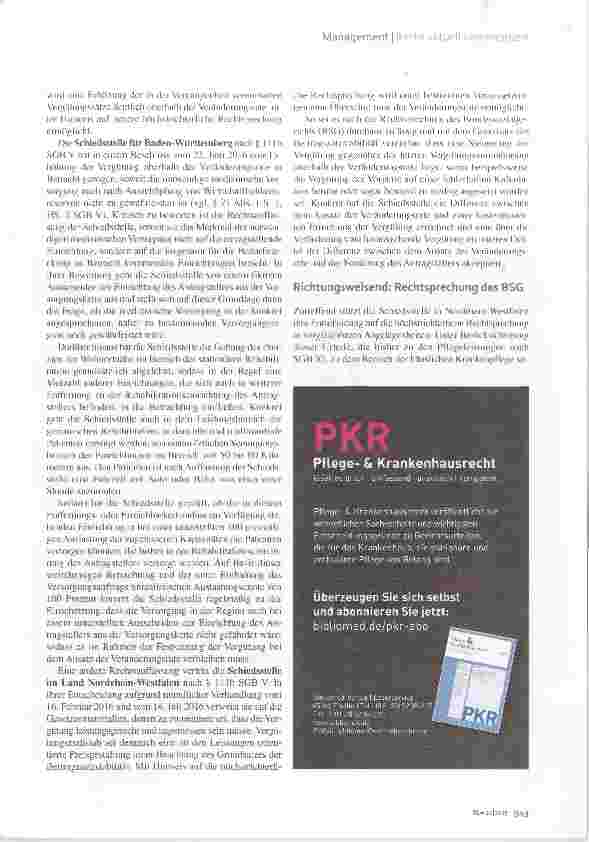 Vorschauseite 2: Leistungsgerechte Entgelte für medizinische Reha