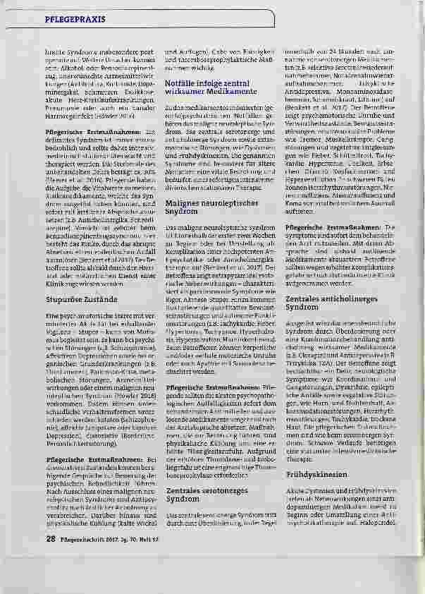 Vorschauseite 3: (Geronto)psychiatrische Notfälle Herausforderung für Pflegende