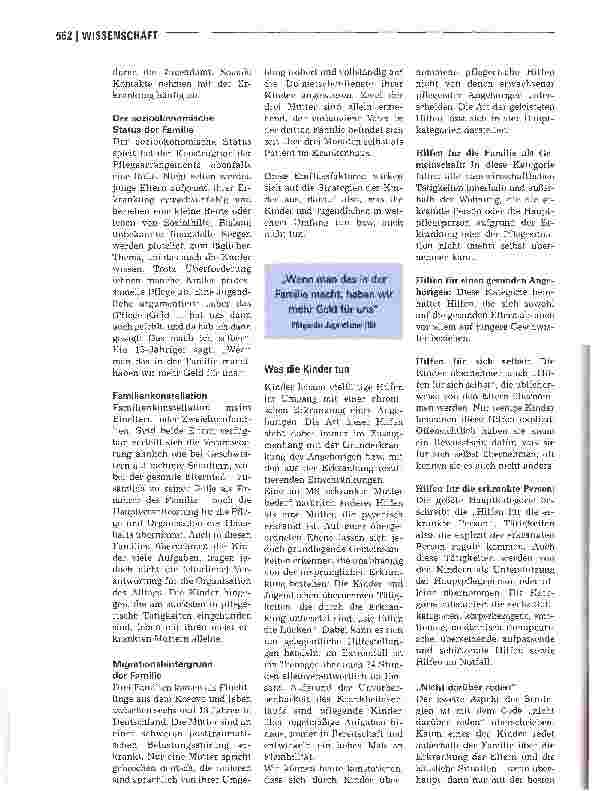 Vorschauseite 3: Pflegende Kinder und Jugendliche - Die Familie zusammenhalten