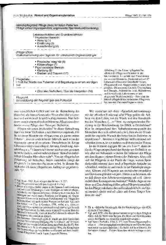 Vorschauseite 4: Hirntod und Organtransplantation