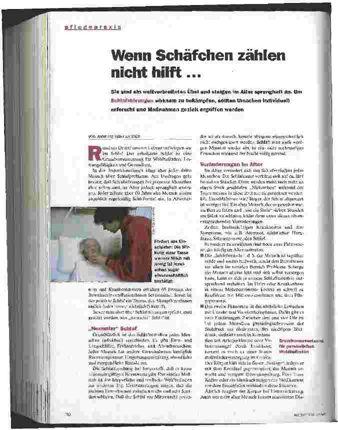 Vorschauseite 1: Wenn Schäfchen zählen nicht hilft...