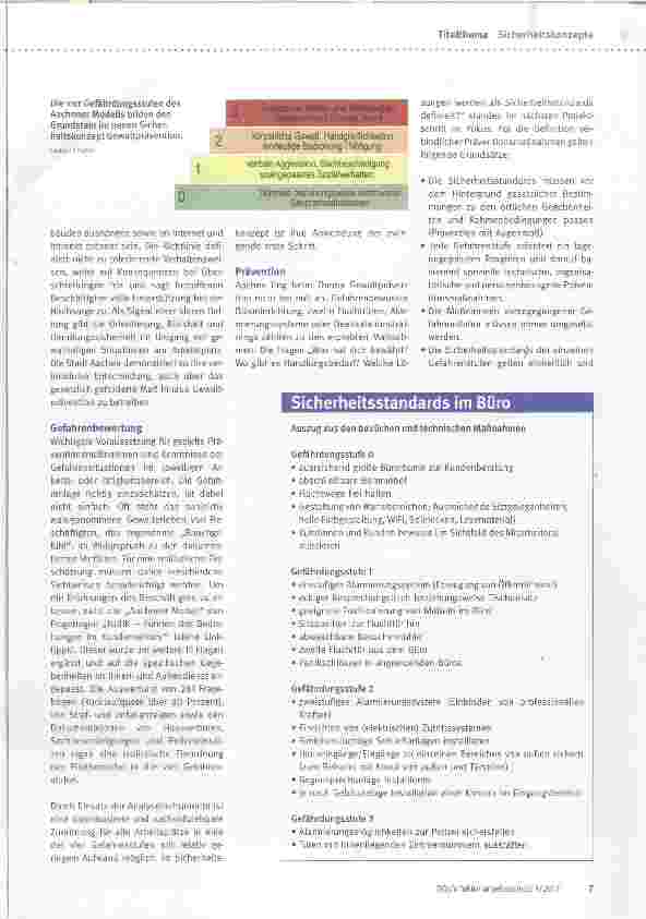 Vorschauseite 2: Gewaltprävention mit System und Signalwirkung