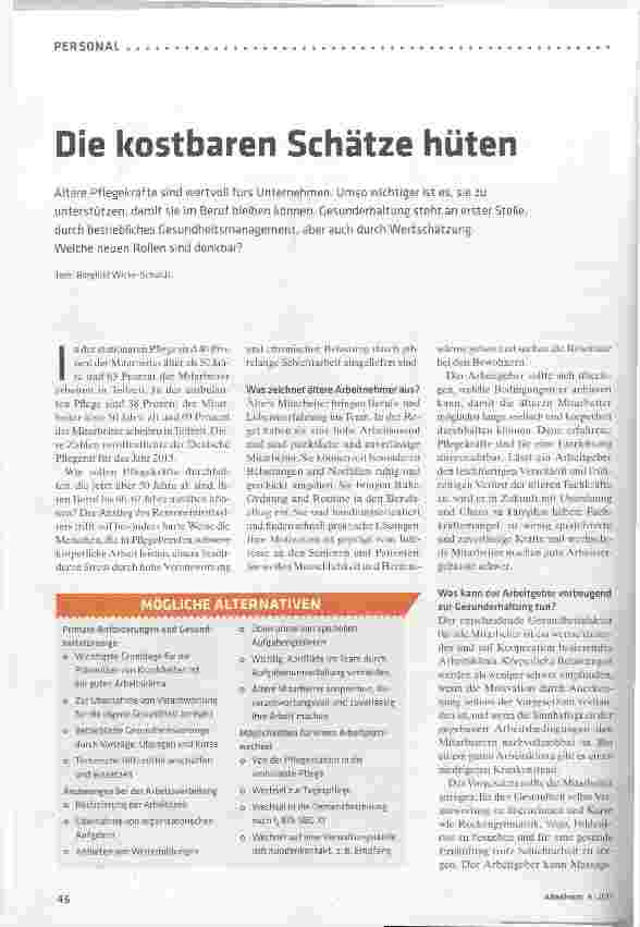 Vorschauseite 1: Die kostbaren Schätze hüten