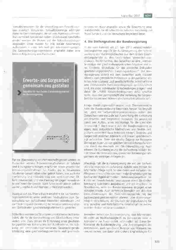 Vorschauseite 5: Erwerbsund Sorgearbeit gemeinsam neu gestalten