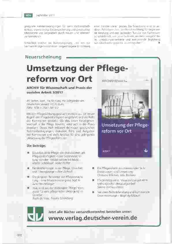 Vorschauseite 6: Erwerbsund Sorgearbeit gemeinsam neu gestalten
