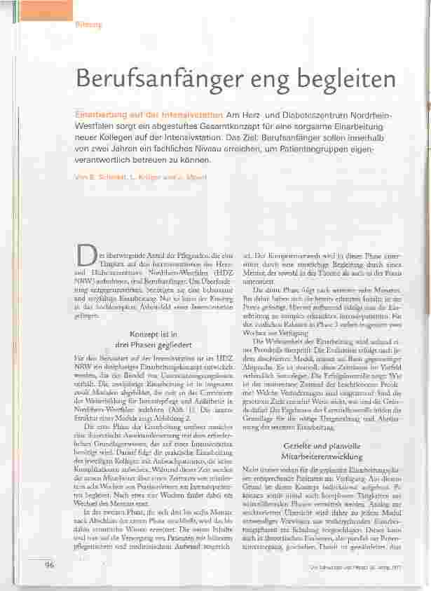 Vorschauseite 1: Berufsanfänger eng begleiten