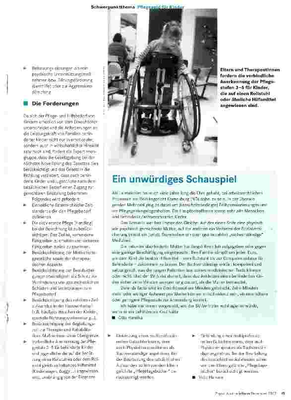Vorschauseite 2: Ohne Physiotherapeutin geht fast gar nichts