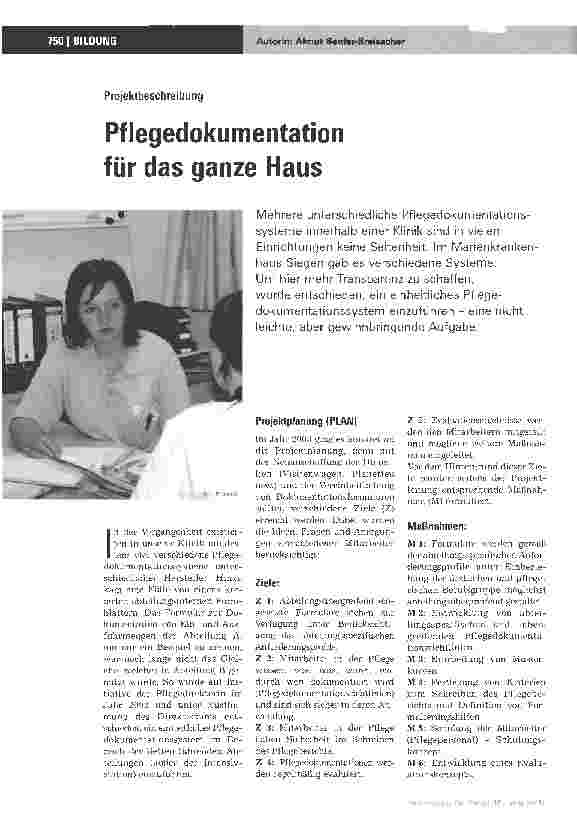 Vorschauseite 1: Pflegedokumentation für das ganze Haus