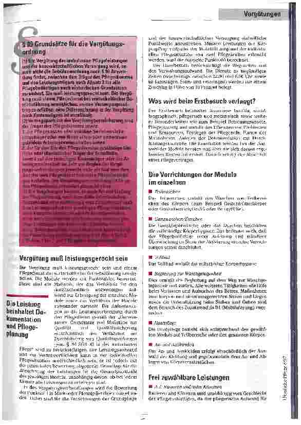 Vorschauseite 3: Verwaltungsfreundlich, flexibel und bedürfnisorientiert Vorschlag der privaten Verbände für ein Vegütungssystem nach § 89 SGB XI
