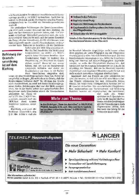 Vorschauseite 4: Erfolge für die Versicherten Das Projekt Wir wollen, daß Sie Ihr Recht bekommen - ein Zwischenbericht