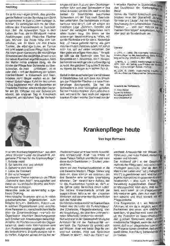 Vorschauseite 1: Krankenpflege heute