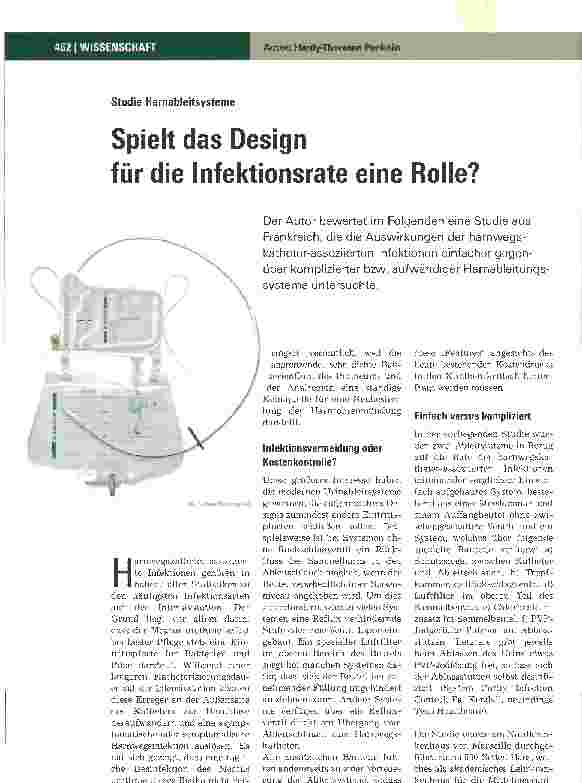 Vorschauseite 1: Spielt das Design für die Infektionsrate eine Rolle?