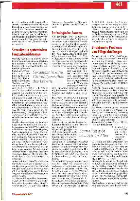 Vorschauseite 3: Die Nähe zum Patienten kann angst machen Sexualität - Tabu in der Pflege