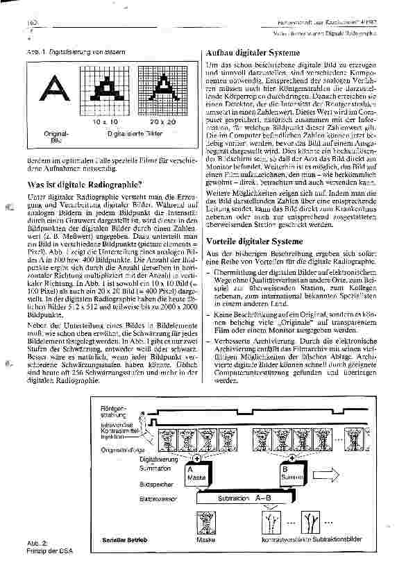 Vorschauseite 2: Digitale Radiographie