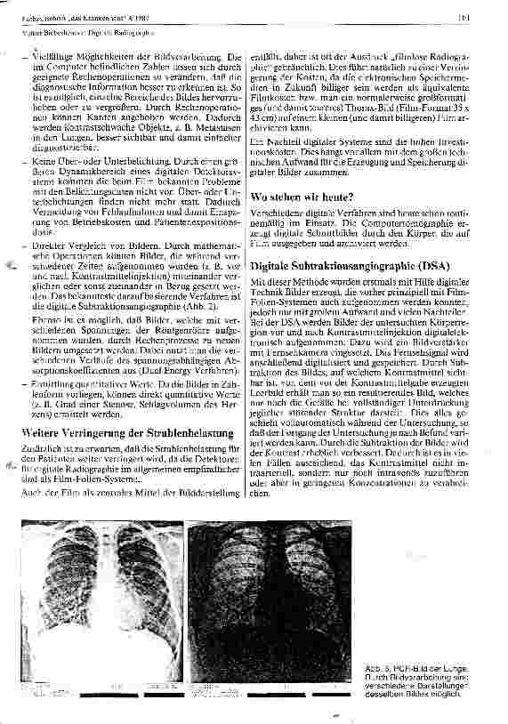 Vorschauseite 3: Digitale Radiographie