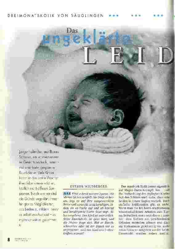 Vorschauseite 1: Dreimonatskolik von Säuglingen: Das ungeklärte Leiden