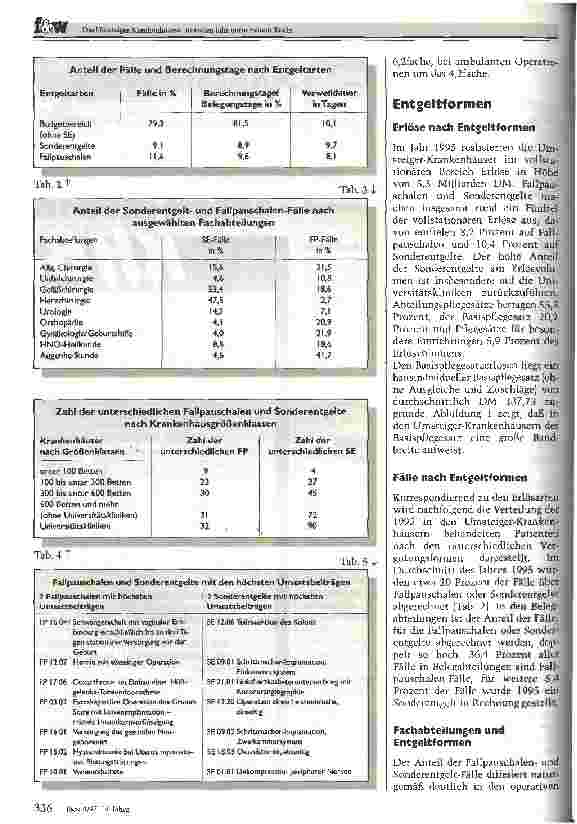 Vorschauseite 3: Die Umsteiger-Krankenhäuser im ersten Jahr unter neuem Recht Die ersten Ergebnisse der Begleitforschung zur BPflV 1995